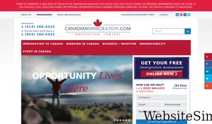 canadianimmigration.com Screenshot