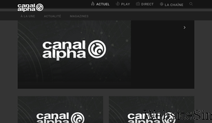 canalalpha.ch Screenshot