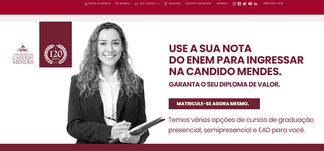 candidomendes.edu.br Screenshot