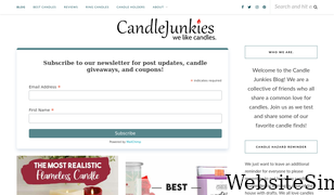 candlejunkies.com Screenshot
