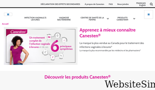 canesten.ca Screenshot