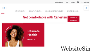 canesten.co.uk Screenshot
