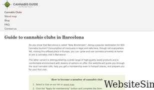 cannabisbcn.com Screenshot