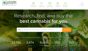 cannabisreports.com Screenshot