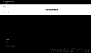 cannondale.com Screenshot