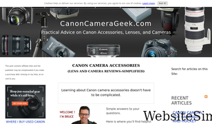 canoncamerageek.com Screenshot