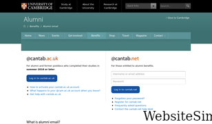 cantab.net Screenshot