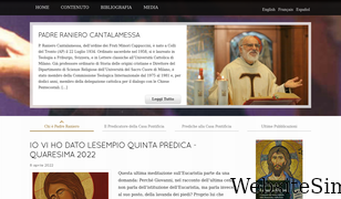 cantalamessa.org Screenshot