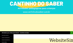 cantinhodosaber.com.br Screenshot