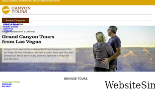 canyontours.com Screenshot