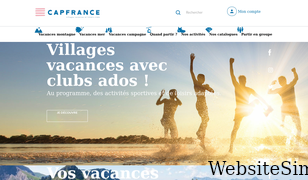 capfrance-vacances.com Screenshot