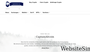 captainaltcoin.com Screenshot