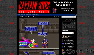 captainsnes.com Screenshot