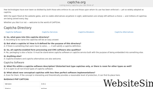 captcha.org Screenshot