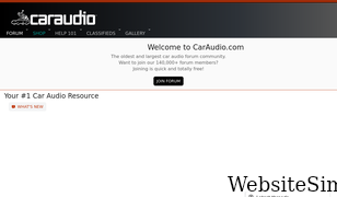 caraudio.com Screenshot