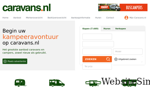 caravans.nl Screenshot