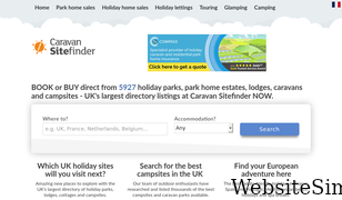 caravansitefinder.co.uk Screenshot