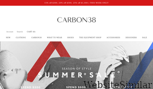 carbon38.com Screenshot