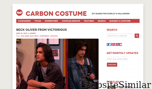 carboncostume.com Screenshot