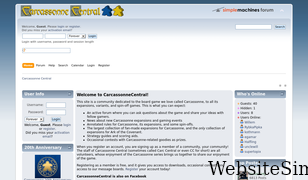 carcassonnecentral.com Screenshot