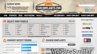 carcomplaints.com Screenshot
