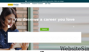 careerfaqs.com.au Screenshot