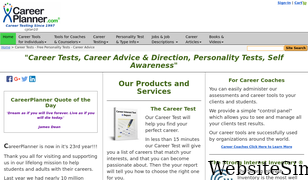 careerplanner.com Screenshot