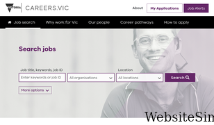 careers.vic.gov.au Screenshot