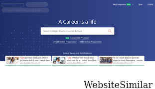 careers360.com Screenshot