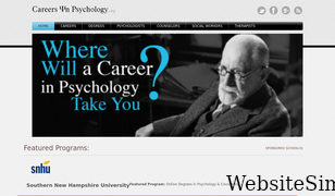 careersinpsychology.org Screenshot