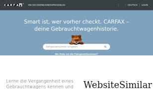 carfax.com Screenshot