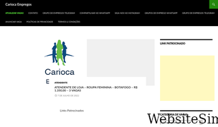 cariocaempregos.com.br Screenshot