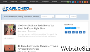 carlcheo.com Screenshot