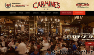 carminesnyc.com Screenshot