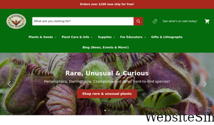 carnivorousplantnursery.com Screenshot