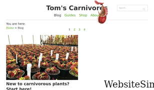carnivorousplants.co.uk Screenshot