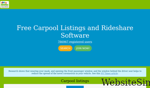 carpoolworld.com Screenshot