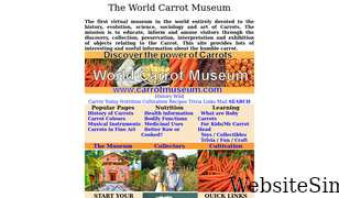 carrotmuseum.co.uk Screenshot