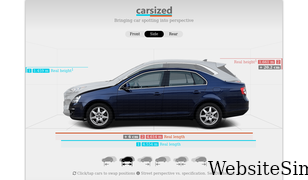 carsized.com Screenshot