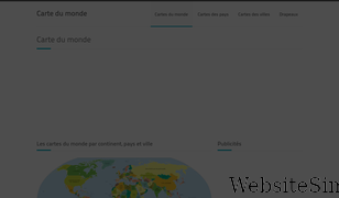 carte-du-monde.net Screenshot