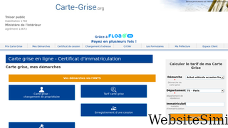 carte-grise.org Screenshot