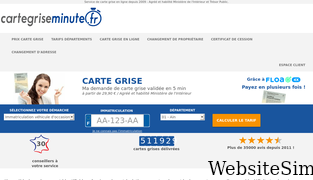 cartegriseminute.fr Screenshot