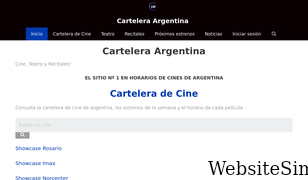 carteleraargentina.com.ar Screenshot
