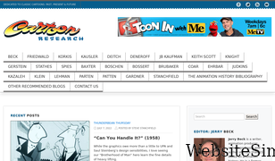 cartoonresearch.com Screenshot