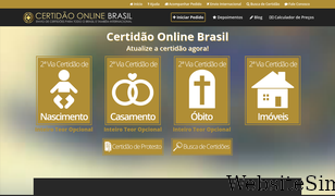 cartorioonlinebrasil24h.com.br Screenshot