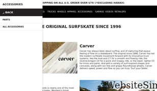 carverskateboards.com Screenshot