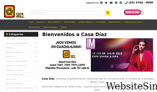 casadiaz.com.mx Screenshot