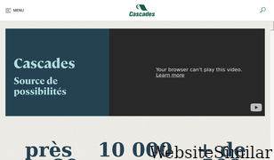 cascades.com Screenshot