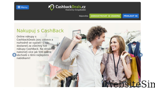 cashbackdeals.cz Screenshot
