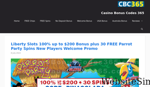 casinobonuscodes365.com Screenshot